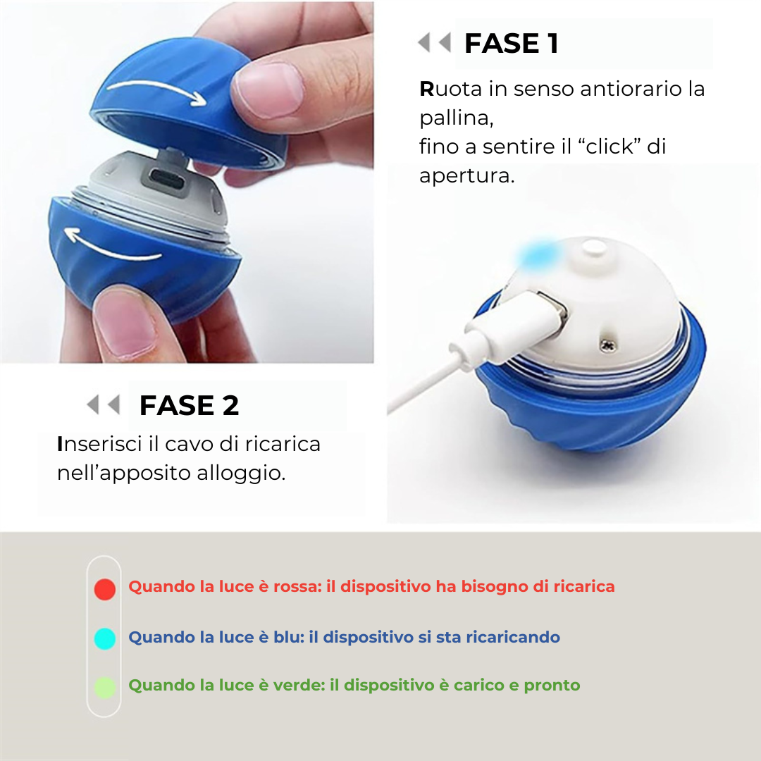 Palla Interattiva USB - gioco per cuccioli -